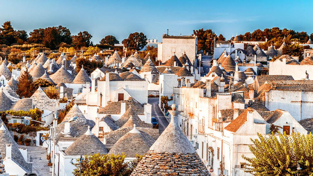 Trulli Alberobello i Syditalien